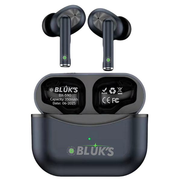 Bluks Bx590 Wireless TWS Earbuds - Active Noise Cancellation