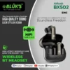 S391de0954e594a8ba1f8d3b8d0640377Q.jpg_720x720q80.jpg_.webp Bluxks 502 Wireless TWS Earbuds - ENC Call Noise Reduction
